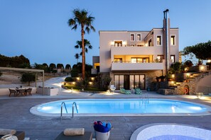 Pool - Luxury Villa Natura - With Private Heated Pool (Tria Monastiria)