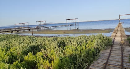 Village house with garage