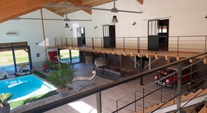 Indoor pool, outdoor pool