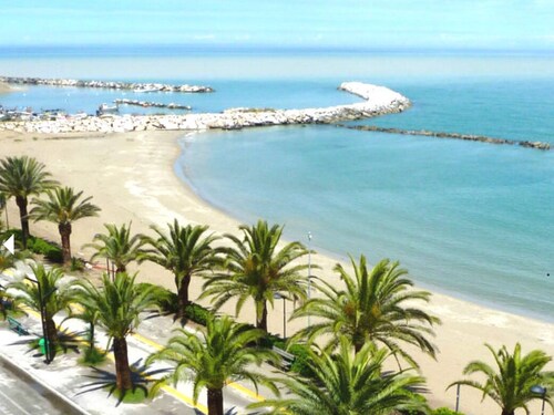 The beautiful panoramic sea view terrace, to experience the sea H24