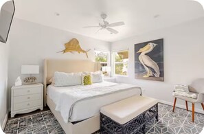 2 habitaciones, tabla de planchar con plancha y cuna de viaje
