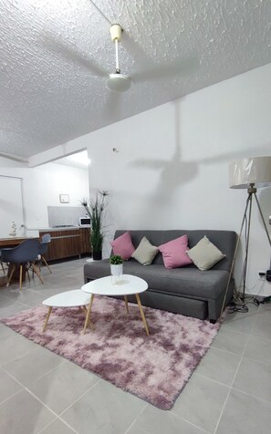 Living area - Apartamento  Pez cofre (Playa del Carmen)