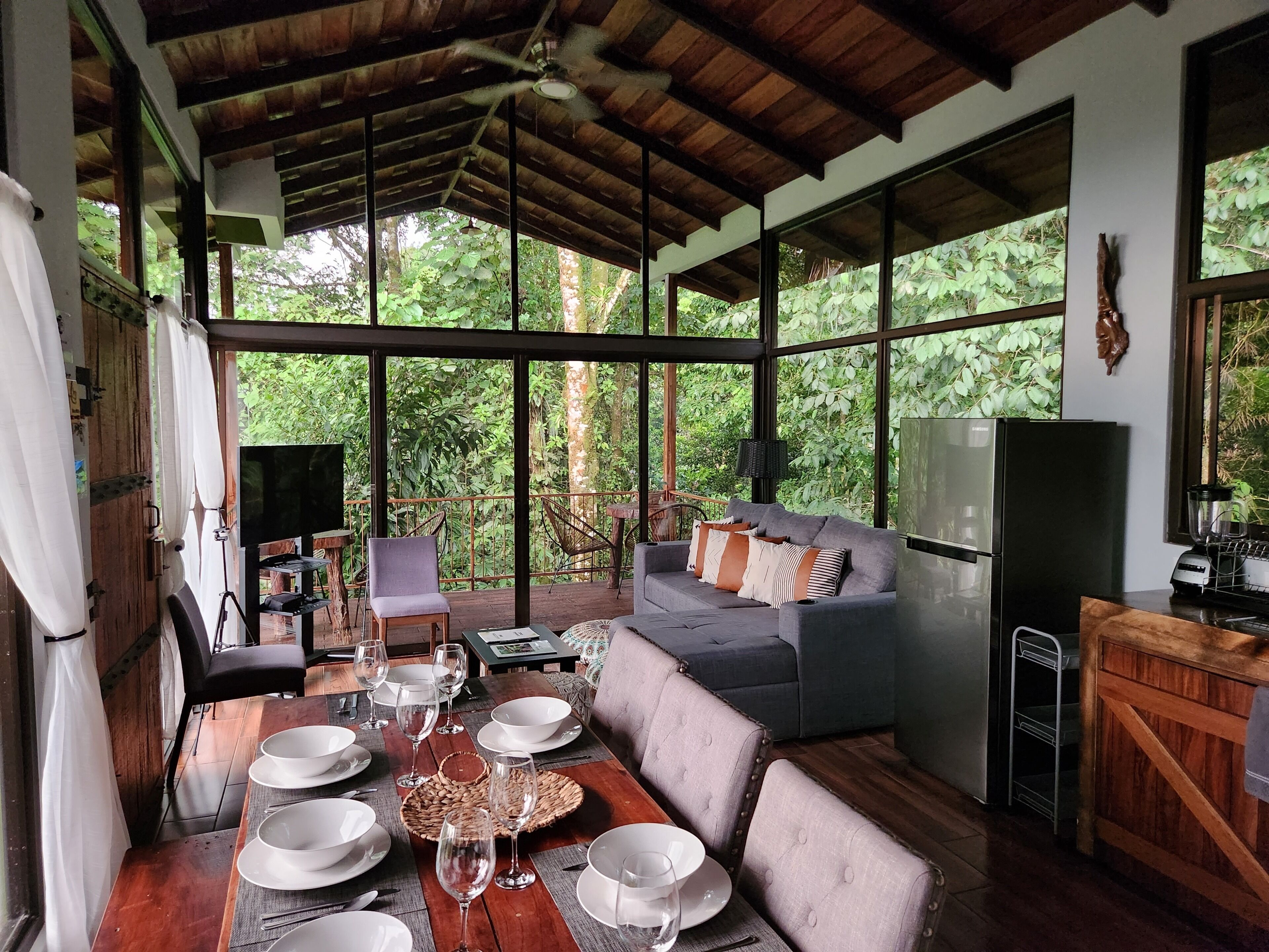 Cabañas Caeli, 3 Bedroom Cabin | Private kitchen | Fridge, microwave, stovetop, electric kettle
