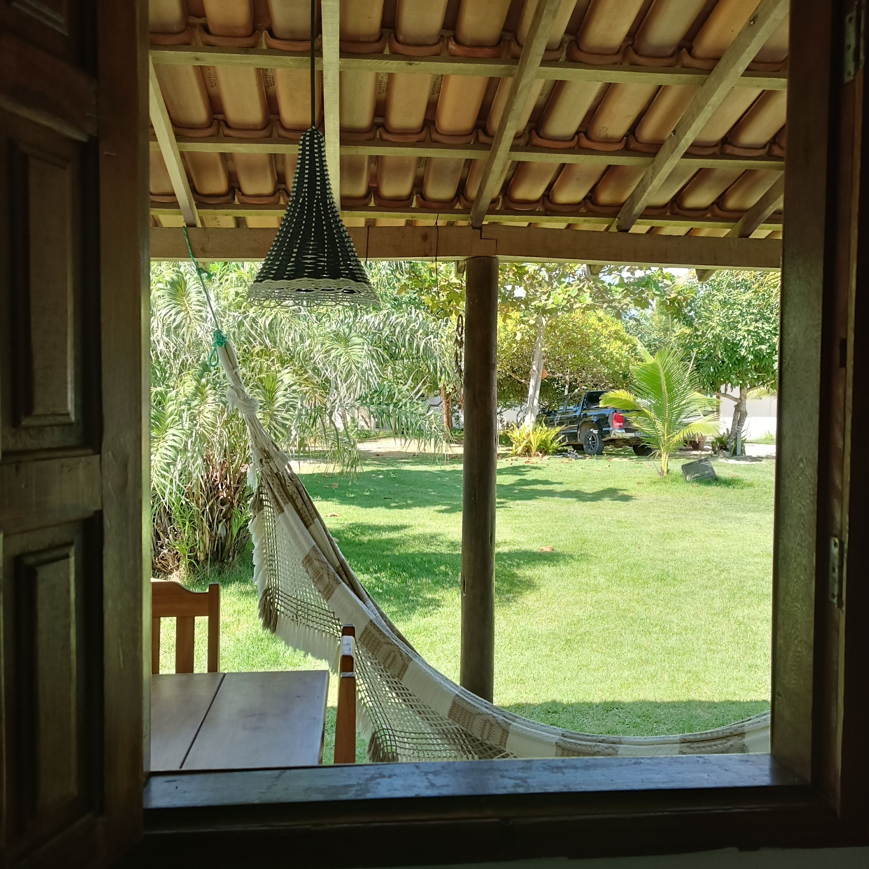 Superior-Dreibettzimmer, Mehrere Betten, Terrasse, Gartenblick | Ausblick vom Zimmer