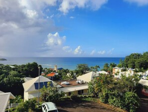 Vista a la playa o el mar