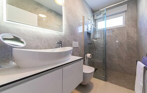 Shower, hair dryer