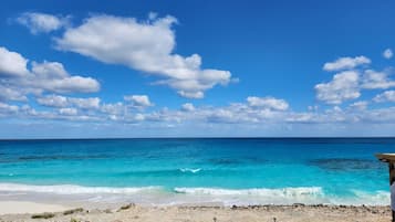 Sun-loungers, beach towels