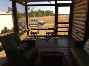 Standard Cabin | Balcony - Log Cabin 1 at Son's Blue River Camp (Kingsbury)