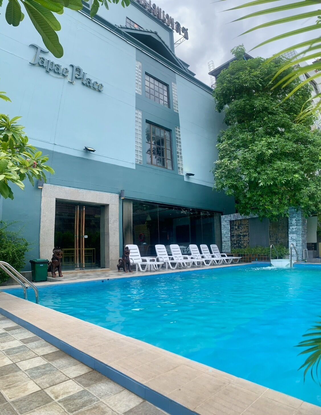 Alberca al aire libre 