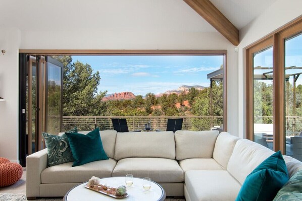 TV, fireplace, foosball