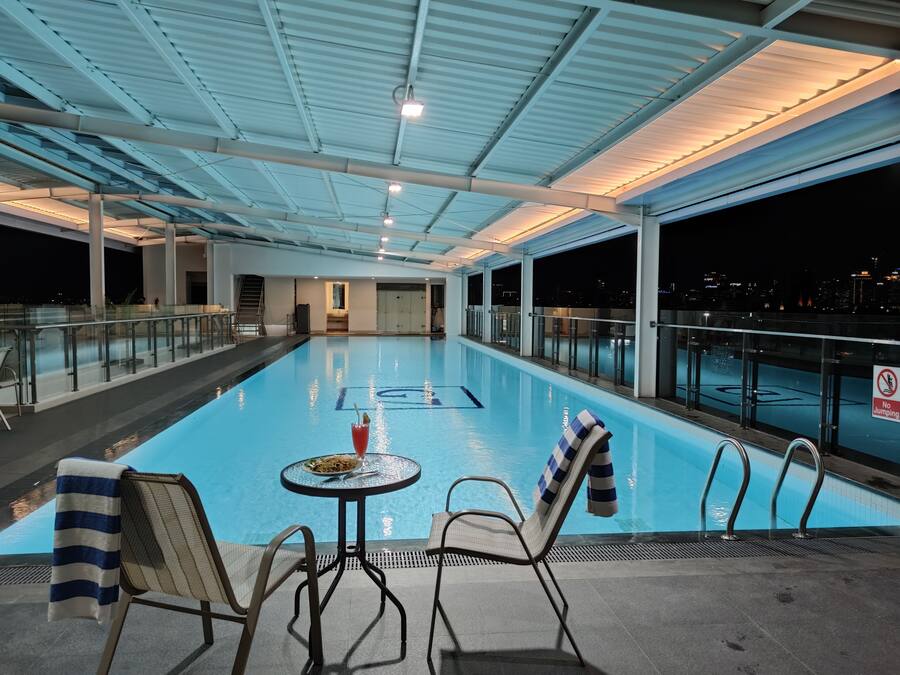 Rooftop pool
