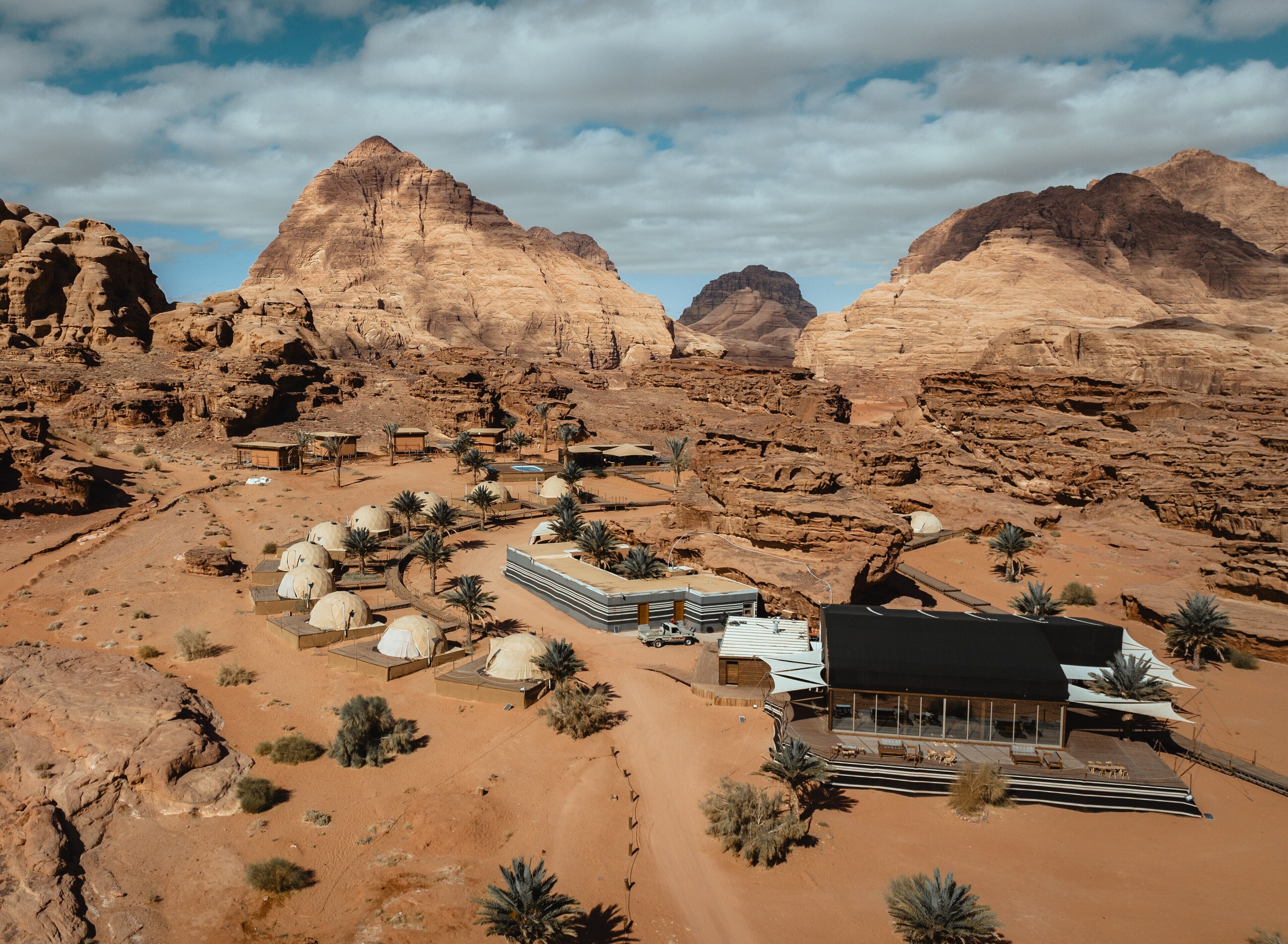 Façade de l’hébergement