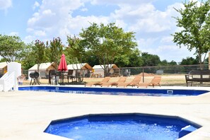 Standard Cabin | View from room - Son's Rio Cibolo Glamping Cabin A (Marion)