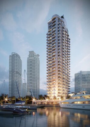 Façade de l’hébergement