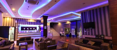 49-inch LCD TV with cable channels, TV