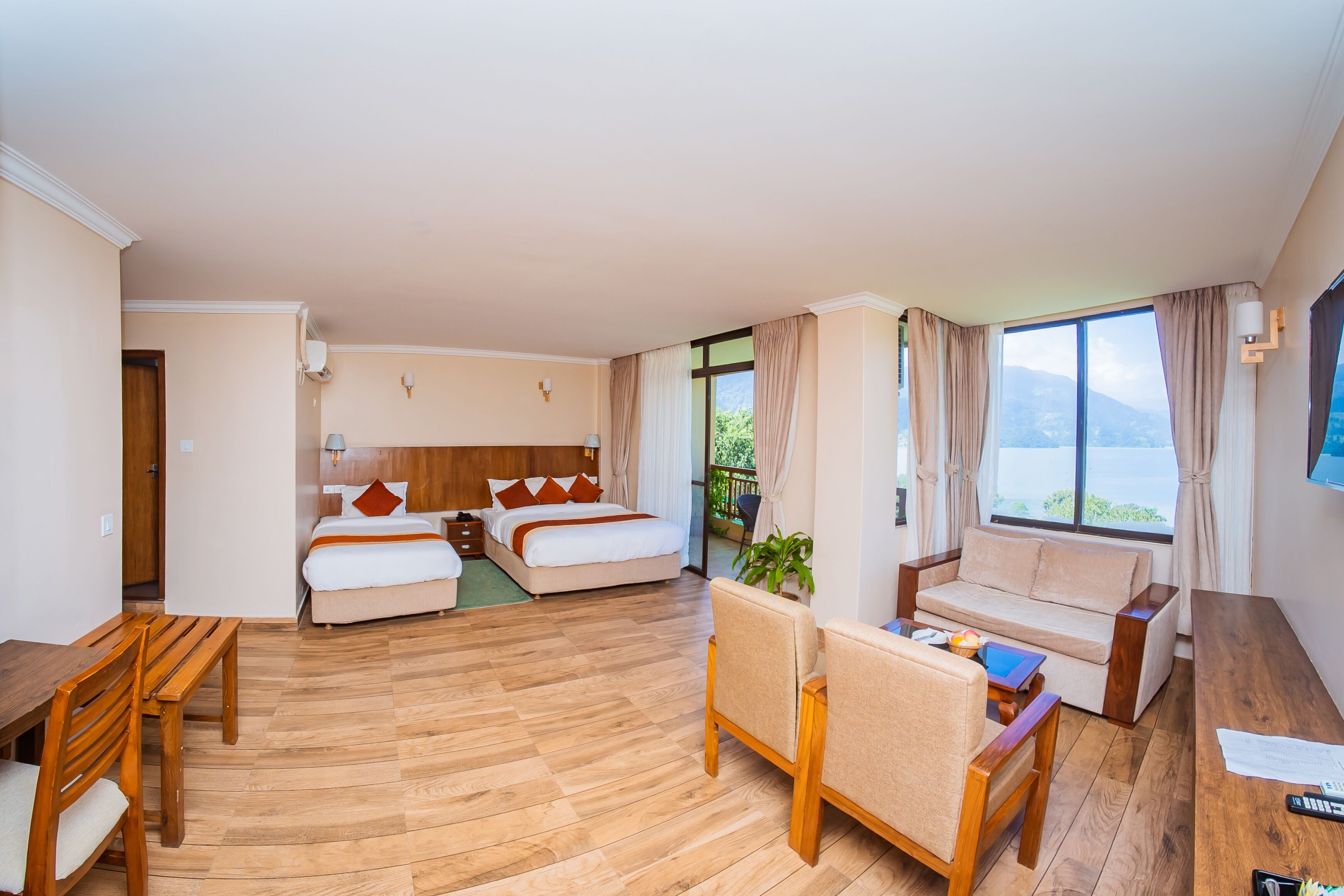 Standard Suite, Lake View | Down duvets, in-room safe, individually furnished, desk