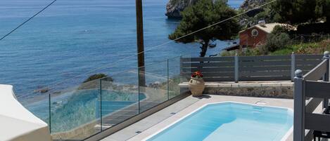 Villa (Filippos) | Terraza o patio