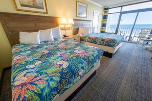 1 bedroom, iron/ironing board, WiFi, bed sheets - Direct Oceanfront Studio, Heated Pools, Nice View! (Myrtle Beach)