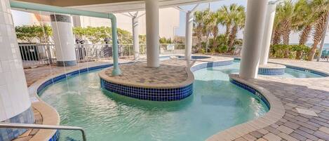 Indoor pool, a heated pool