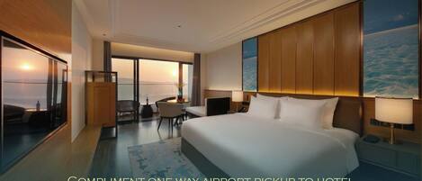 Premium Oceanview Dbl | 2 bedrooms, premium bedding, memory foam beds, in-room safe