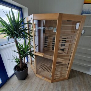 Sauna - Modern vacation home Bodden-Adler with direct water view (Fuhlendorf)