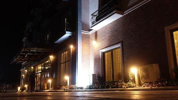 Front of property – evening/night