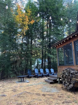 Property grounds - Lakefront A-Frame Cabin located in the Adirondacks (Caroga Lake)