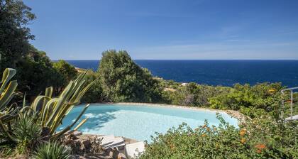Villa by the sea 100 mt from a private cove