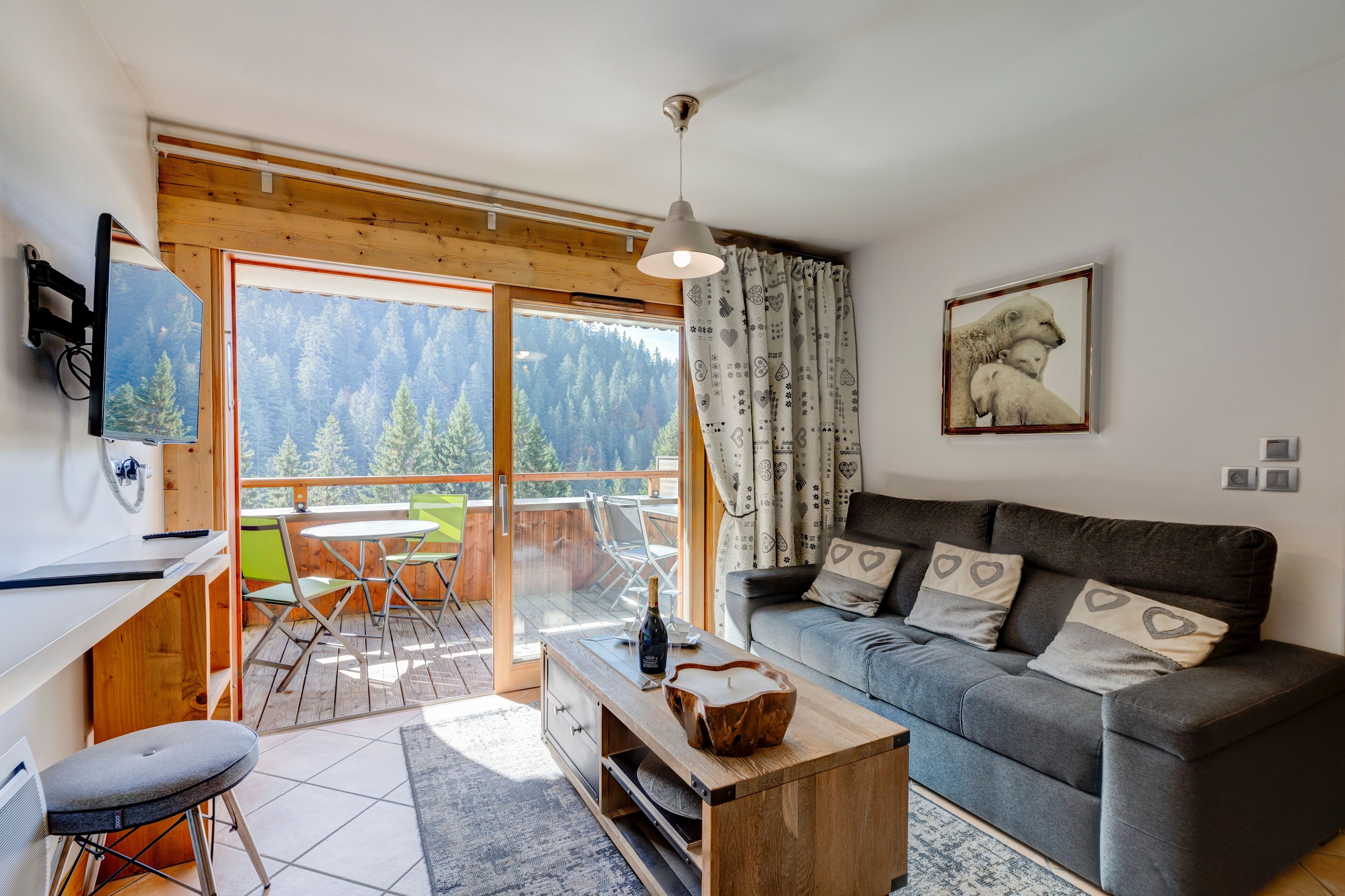 Een televisie en een dvd-speler