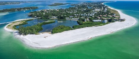 Sun-loungers, beach towels