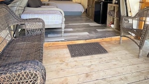 Cabaña estándar | Ropa de cama de alta calidad, wifi gratis y ropa de cama 