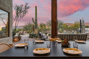Outdoor dining