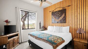 5 bedrooms, iron/ironing board, travel crib, WiFi (free)