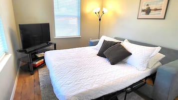 1 habitación, tabla de planchar con plancha, wifi gratis y ropa de cama