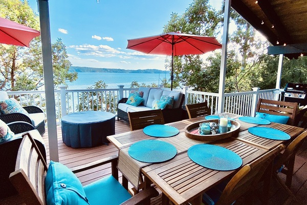 Summertime deck set up