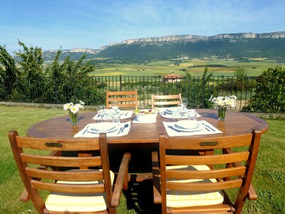 Rural house in Navarra with children and dogs for 8-10 people