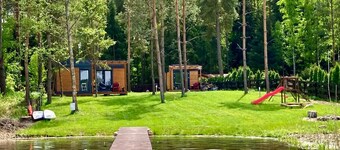 Makosieje Resort with the view on the lake