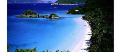 Sun-loungers, beach towels
