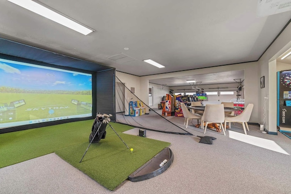 Our golf simulator is perfect for fun and relaxation!