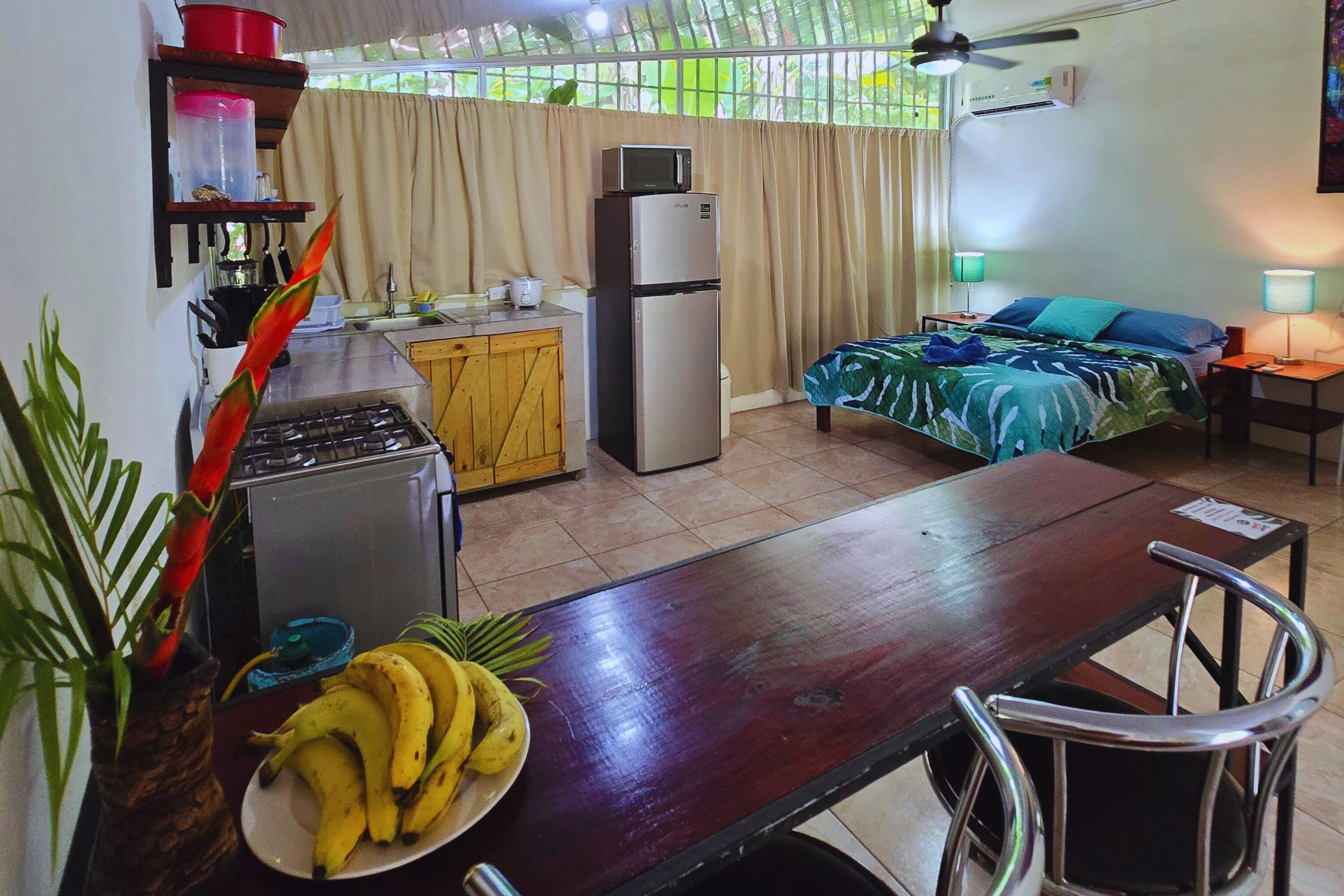 Microwave, oven, coffee/tea maker