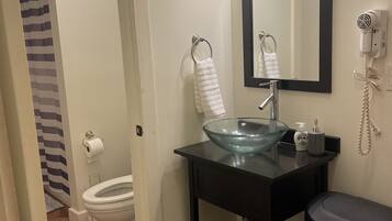 Ducha y bañera combinadas y secador de pelo