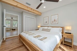 4 bedrooms, iron/ironing board, travel crib, free WiFi