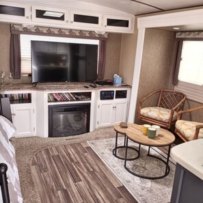 Smart TV, fireplace, DVD player, video library - San-D by the Sea (Surfside Beach)