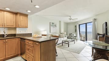 Tropical Palms 704 | Living area | 45-inch LED TV with cable channels, TV