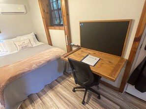 Desk, iron/ironing board, free WiFi, bed sheets