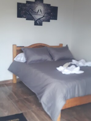 2 bedrooms, iron/ironing board, bed sheets