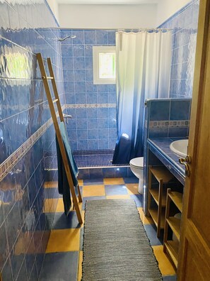 淋浴设施、吹风机、毛巾、肥皂