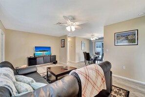 Smart TV, books, video library