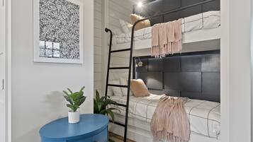 1 bedroom, iron/ironing board, travel crib, free WiFi