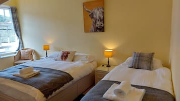 Iron/ironing board, bed sheets